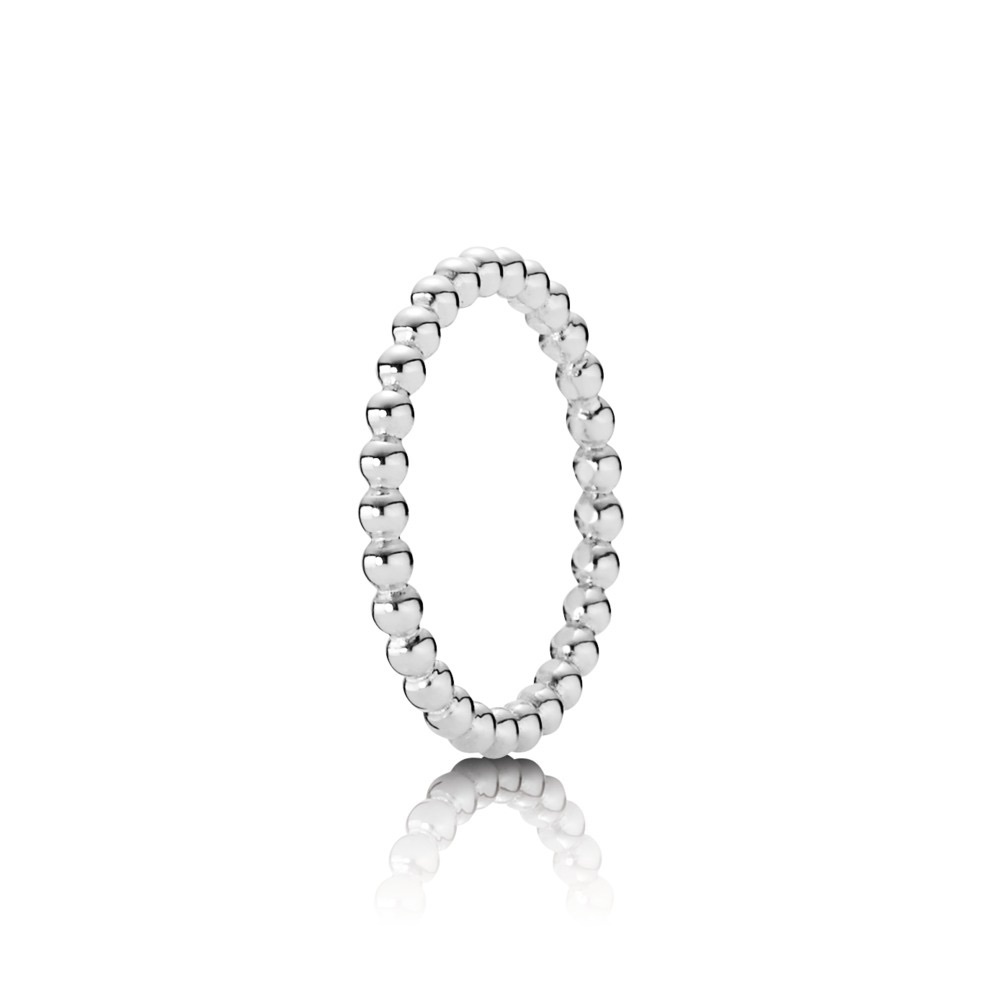 Pandora bubble beaded stackable ring